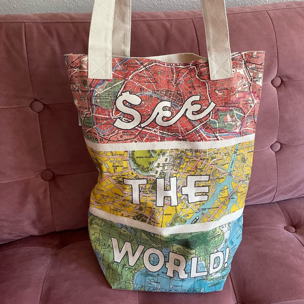 Cavallini & Co Tote Bag ‘See The World’